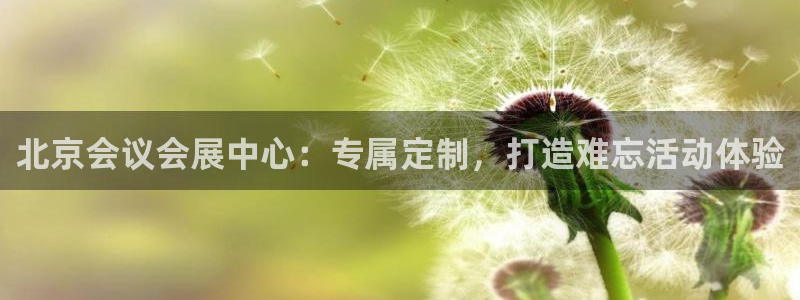 果博是怎么登录的：北京会议会展中心：专属定制，打造难忘活动体验