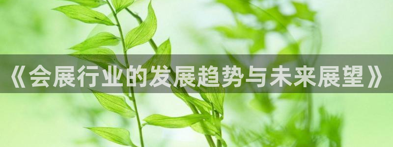 果博公司客服电话号码：《会展行业的发展趋